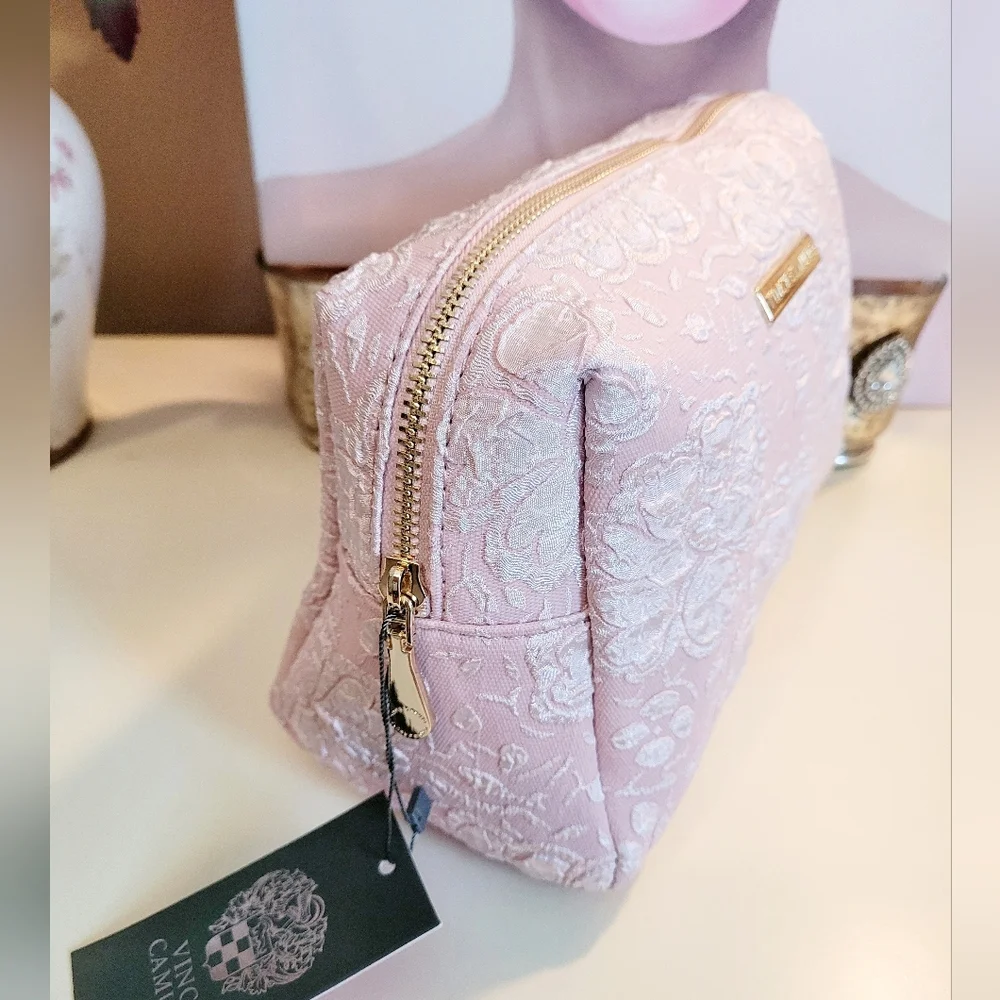 🌺Vince Camuto Cosmetic Bag Cosmetic Case Travel Bag Luxury Collection